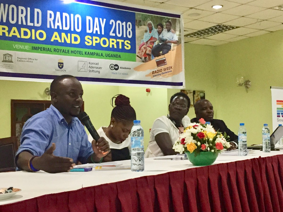 annika_mcginnis's tweet photo. "When I went to ask for an internship at a media house, I was asked if I knew someone there.. essentially nepotism. I asked myself 'how many other young people do not have that strategic connection?'" @MpindiAbaas CEO of @IMChallengeug on why he started #MCI #RadioWeek2018 https://t.co/kdkzmNdFa7