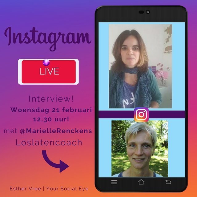 EstherVree's tweet image. ☞Woensdag 21 februari om 12.30 uur ga ik Marielle Renckens LIVE #interviewen op Instagram! Kom je ook kijken?

Marielle is #loslatencoach en heeft afgelopen jaar de gigantische berg Kilimanjaro 🗻 in Tanzania beklommen. En niet zomaar. Zij heeft een b… ift.tt/2CjWho3