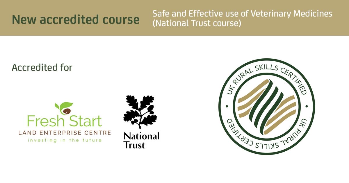 UKRuralSkills's tweet photo. We've just accredited a Safe and Effective use of Veterinary Medicines course for Fresh Start @FreshStartLand on behalf of The National Trust @nationaltrust
https://t.co/oJJLM3eCSj
#UKRSAccredited https://t.co/iImYEkeCEN