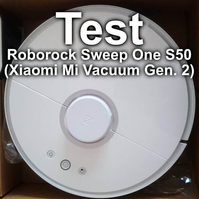 xiaomi roborock sweep one s50 test