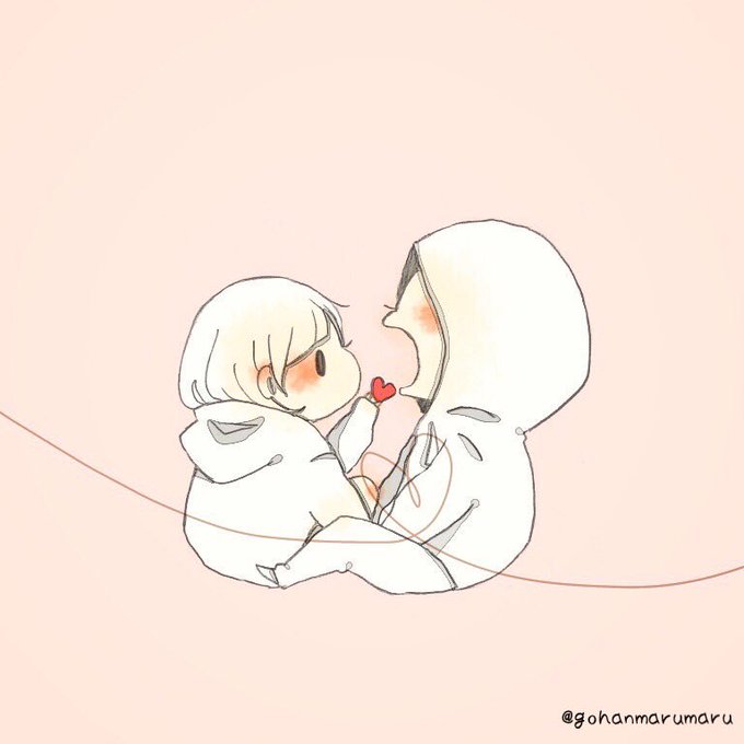 カップルイラストのtwitterイラスト検索結果
