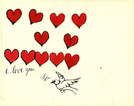Happy #ValentinesDay! Andy Warhol, 