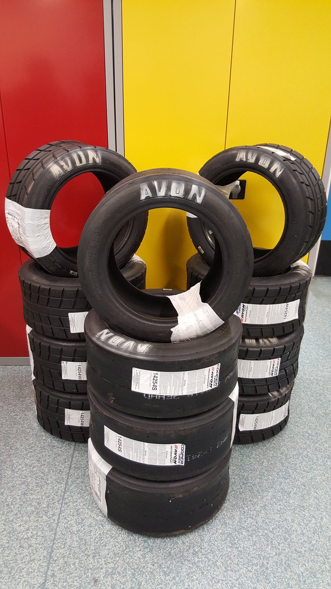 Our 2018 car is really starting to gain traction now thanks to an exciting delivery today!

Big thanks to <a href="/AvonMotorsport/">Avon Motorsport</a> for their support once again and providing us with 3 sets of <a href="/AvonTyres/">Avon Tyres</a> ready for Silverstone. #Mobil1 #Sussex #Racing #SR18 #fs2018