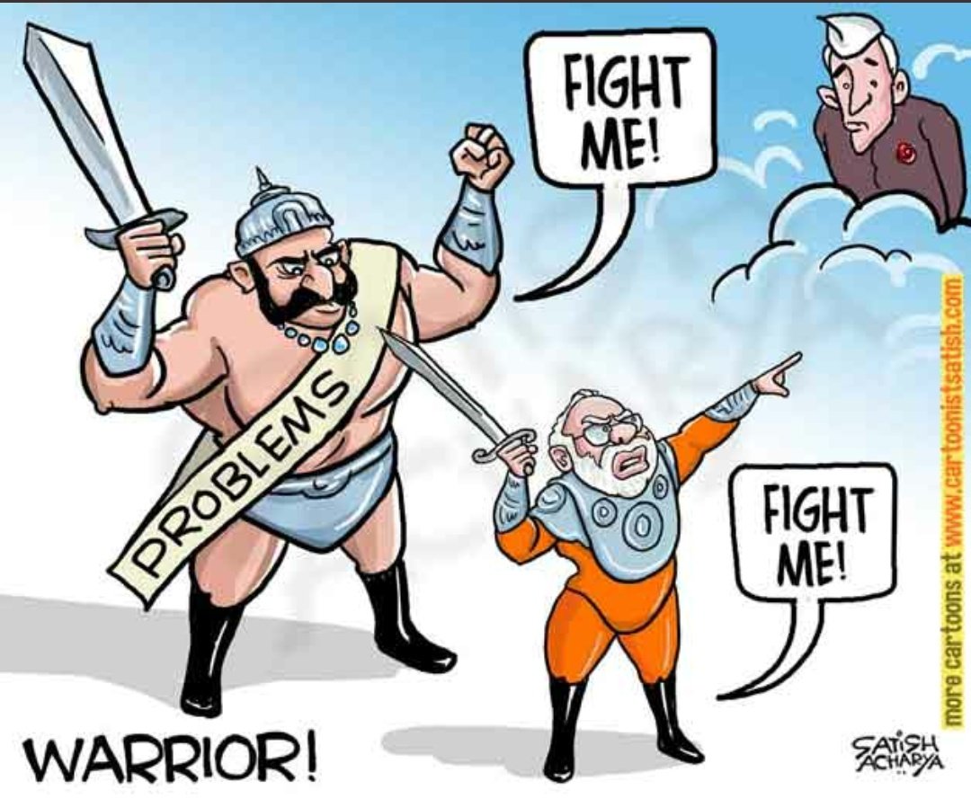 SriSriVky's tweet image. एक पुरानी कहावत है-
"पूत के पॉंव पालने में ही दिखाई दे जाते हैं।"

और कपूत के भी
#ModiComics