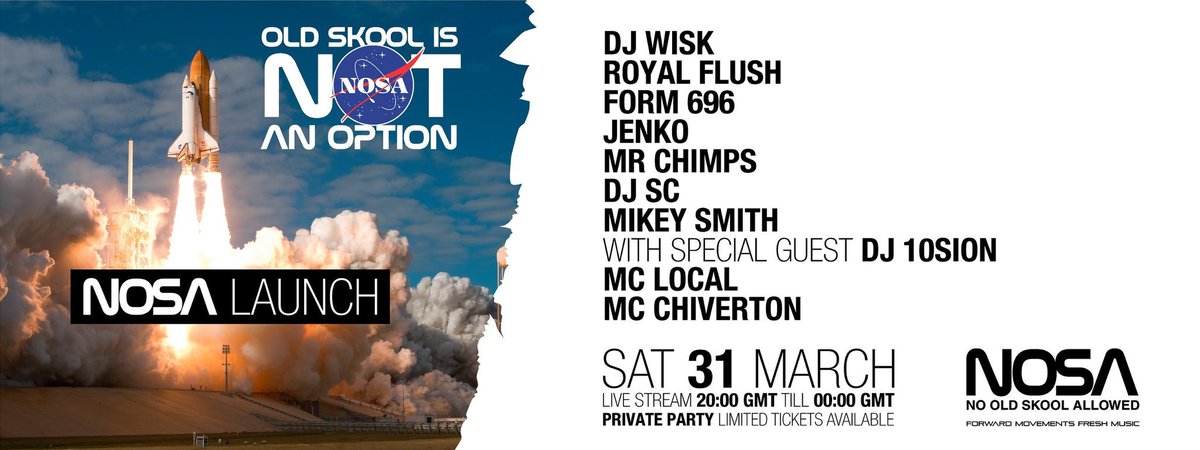 Djwisk's tweet photo. #NOSA π A brand new concept, focusing on nothing but new music! With refreshing line ups π₯ #NoOldSkoolAllowed https://t.co/M3a2g4mNy0