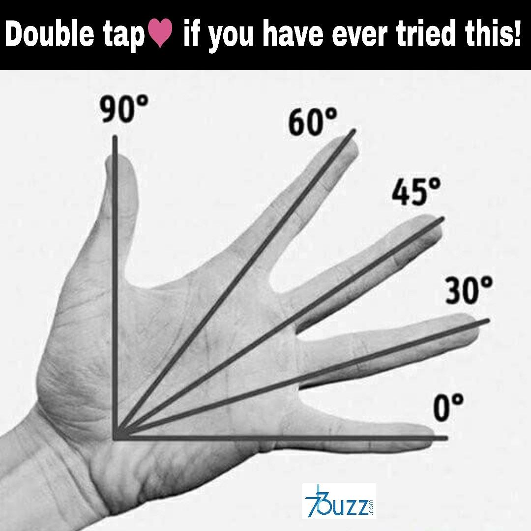 73buzz_news's tweet photo. Try this trick!👍🏻
#73buzz_news #trick #WednesdayMotivation #wednesdaythoughts #awsometrick #fingers #fingermagic #angles #maths #Mathematics #trythisout https://t.co/8j6y0avWkY