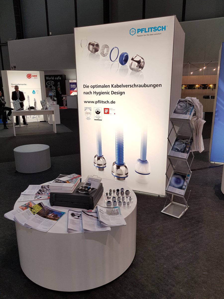 FirmaPFLITSCH's tweet photo. Das Thema Hygienic Design wieder fest im Fokus: dieses Mal auf der hygienic design EXPO in Karlsruhe. Kommen Sie vorbei: HD 1.12.
#kabelverschraubung #hygienicdesign #engineering #regulations #foodsafety #PFLITSCH https://t.co/5dUyncJzcJ