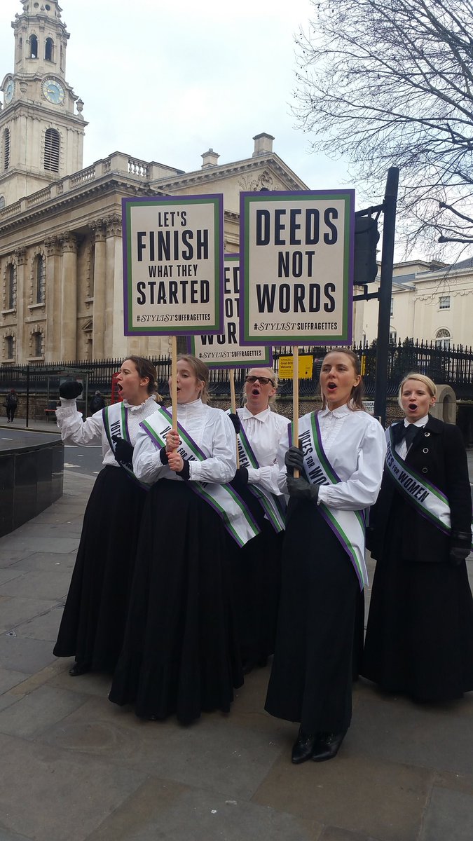 Jade_Behr's tweet photo. #StylistSuffragette what a great reminder of how far we have come yet how far we still have to go ♡ https://t.co/vsRYIAH5N3