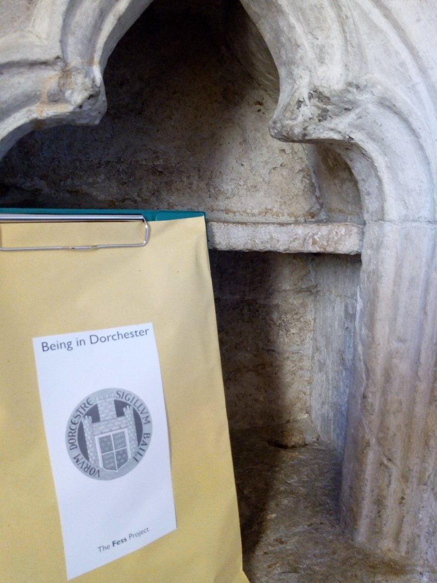 fessproject's tweet image. Today we're heading into Dorchester to playtest an activity designed to get people looking at familiar places in new ways - a bit of psychogeography, a bit of creative writing, and very importantly, it has BISCUITS inside