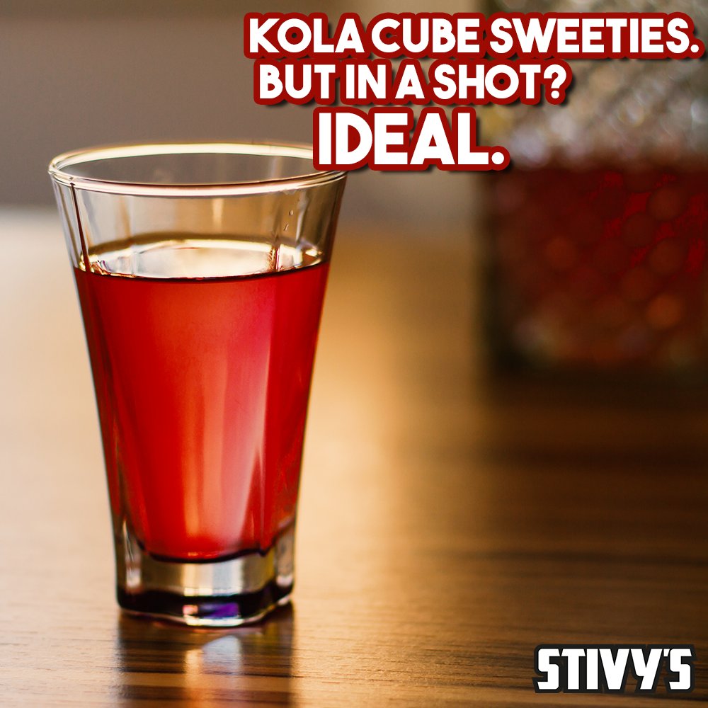 Stivys_'s tweet photo. Like a wee #Kola cube sweetie, but in a shot - ideal!
https://t.co/rjt905UYxm
#colacube #kolacube #shots #stivys https://t.co/FFcFzis7TN