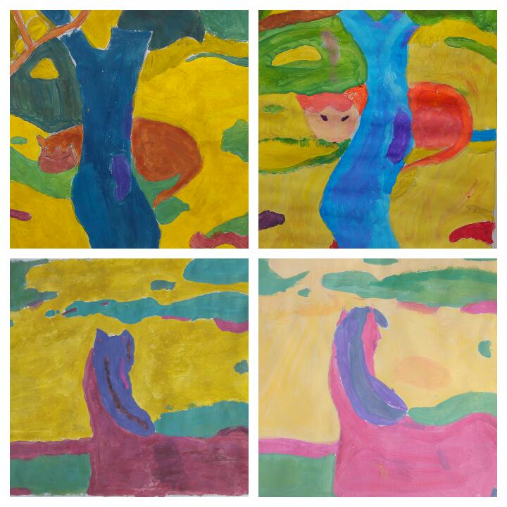 IRFMDC's tweet photo. @escolamdcprat #plasticArtESO 2nd ESO students studied the difference between Tints &amp; Shades using Franz Marc as inspiration. https://t.co/2eqJVLZtgf