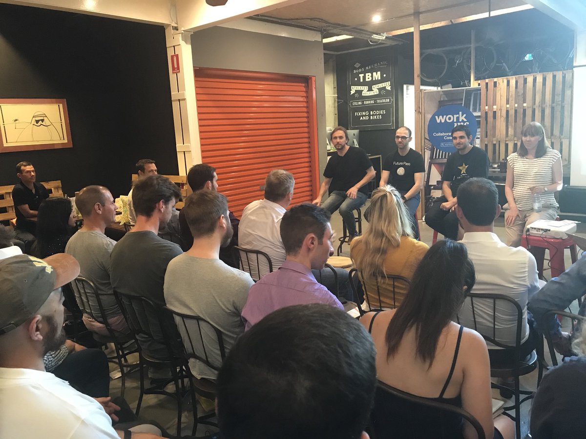 NSydInnovation's tweet photo. If you didn’t have the chance to attend our meetup https://t.co/iwEcLuhwNi at @workincau, no problem! You can ask your question at our Q&amp;A session with @RebekahPosse, @markbaa, @robertcoorey  and @chrisiona on Facebook LIVE! That’s what our followers do! https://t.co/EViBdyeOKK