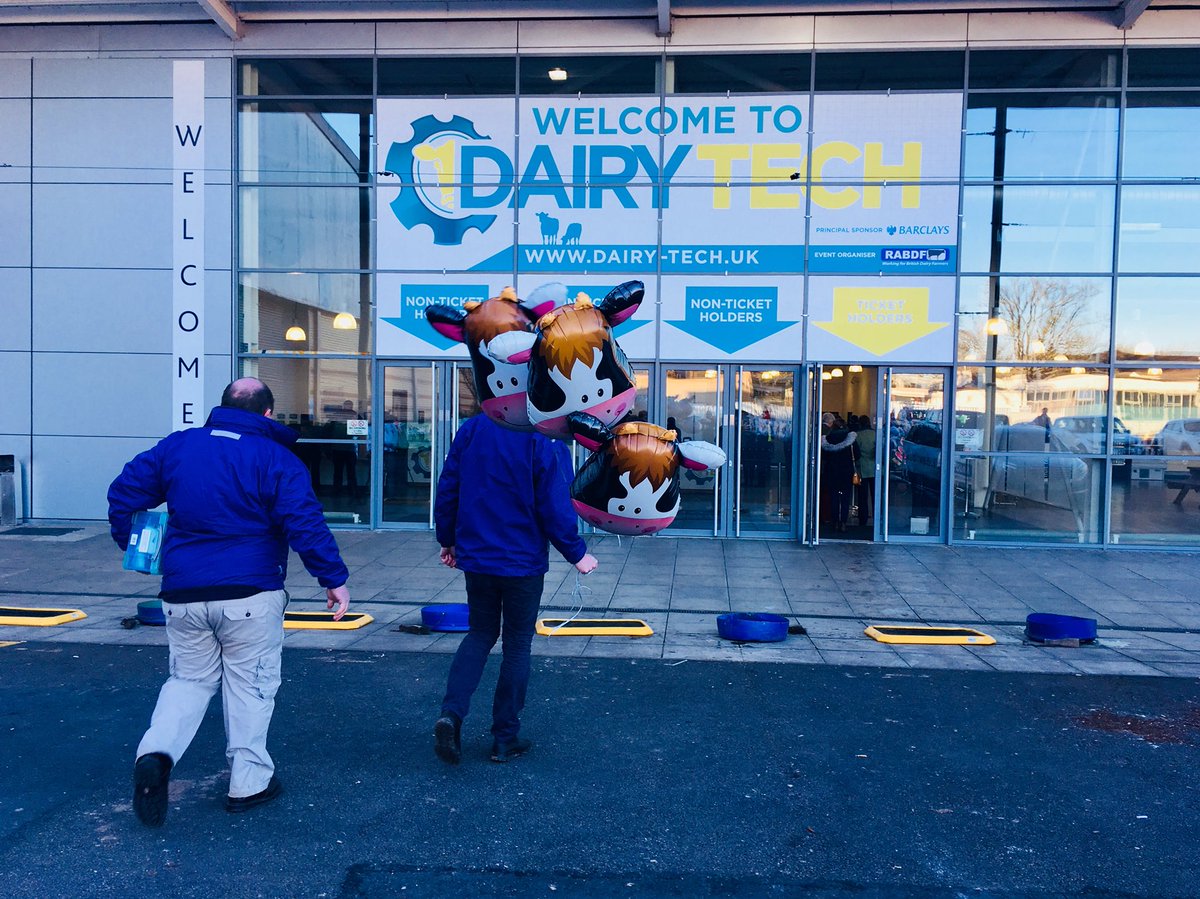 All set for a busy day at <a href="/Dairy_TechUK/">Dairy-Tech</a> <a href="/NAECStoneleigh/">NAECStoneleigh</a>!