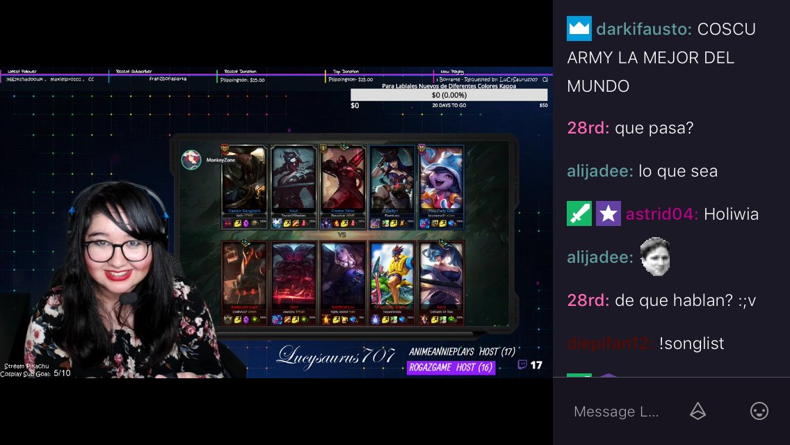 Lucysaurus__'s tweet photo. 🔴live!! Vengan y entren al sorteo https://t.co/W9PP9zvWRU #twitchtv #LeagueOfLegends https://t.co/wGAv3qBrle