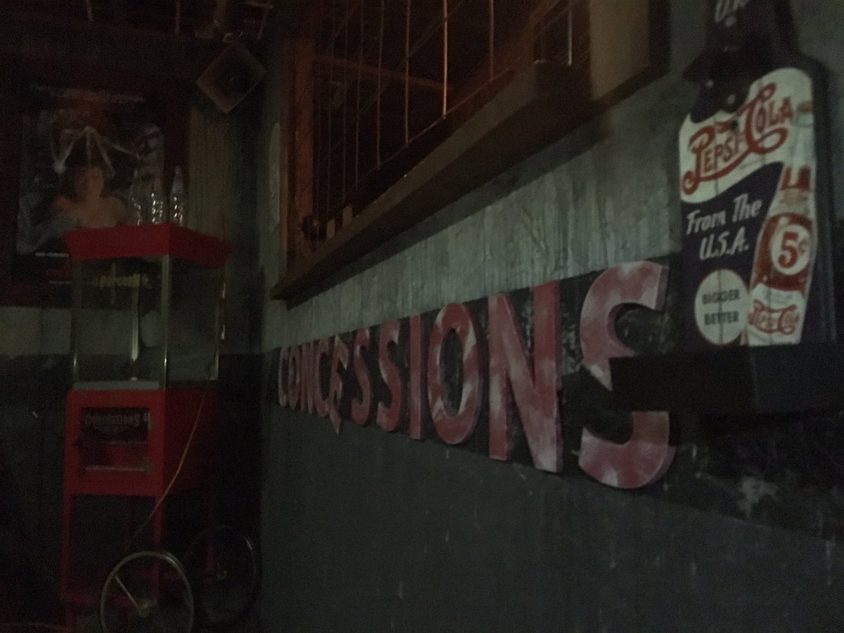 The stage is set and Mr. Grim is waiting. Finished up the set up for Love Hurts tonight. Took this awesome pic before we left. #halloween