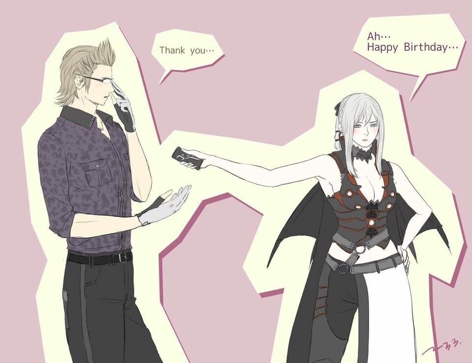 “Happy birthday my dearest <a href="/CandleOfClarity/">イグニス・ストゥペオ・スキエンティア</a> .” 

Art by @/libernoto