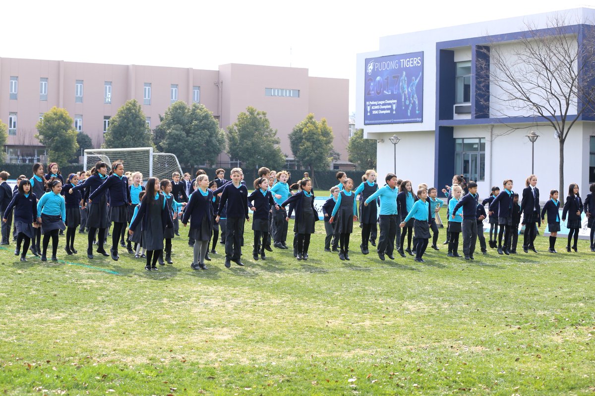 NAISPudong's tweet image. Sneak Peek at our Primary school performing their Juilliard Flash Mob during lunchtime this afternoon! #NAEBeambitious @NAEGC @JuilliardSchool