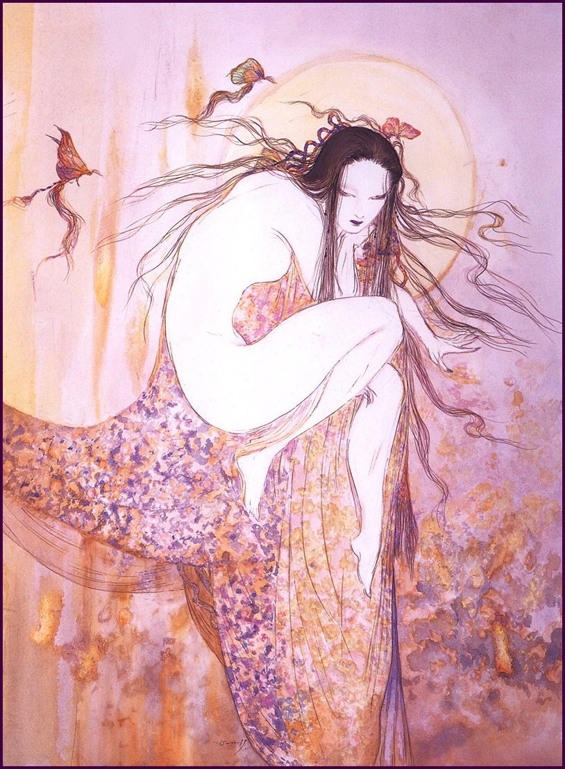 Red Yoshitaka Amano (天野喜孝(formerly 天野嘉孝) Amano Yoshitaka
