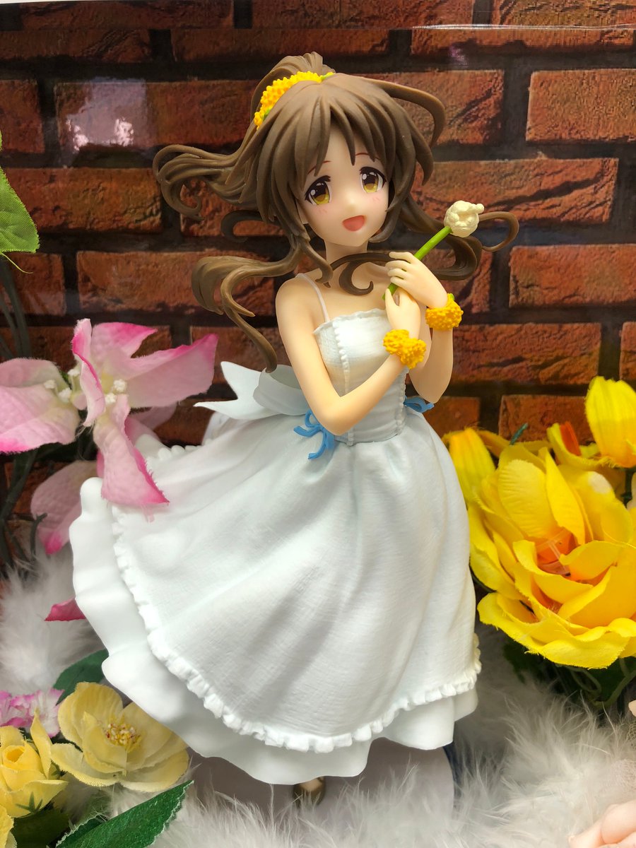 万代書店高崎店あみゅーず アイドルマスター シンデレラガールズ ｅｘｑフィギュア 高森藍子 新入荷しました ふわっと広がるワンピースや 風になびく髪など動きのある感じが とってもいいですね Exqフィギュア アイマス
