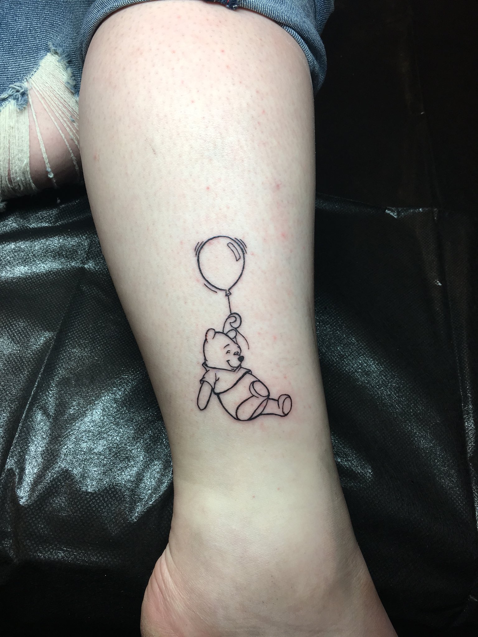 Winnie the Pooh tattoo  Spring tattoo