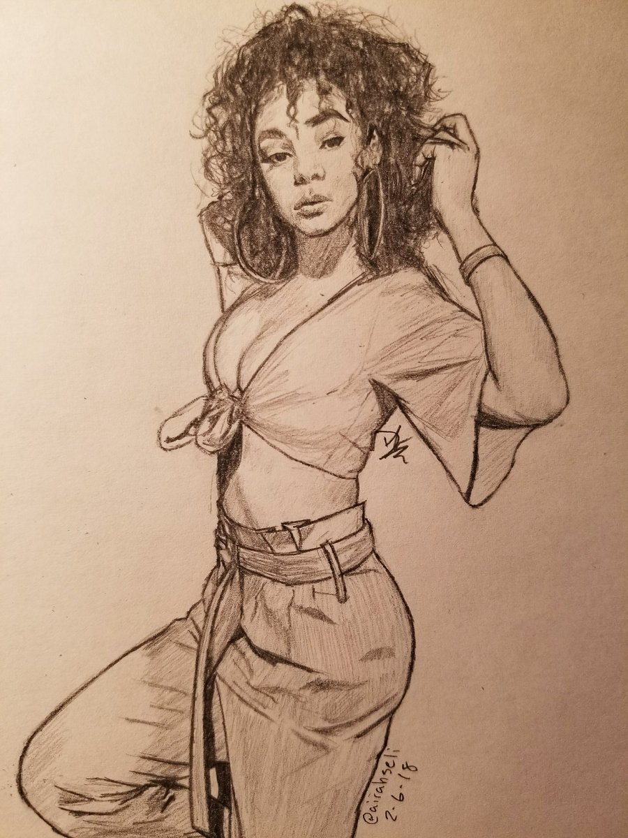 D_oneiros's tweet photo. Model Sketch 2-6-2018 @selfmadesimba https://t.co/ivyD43lqfO