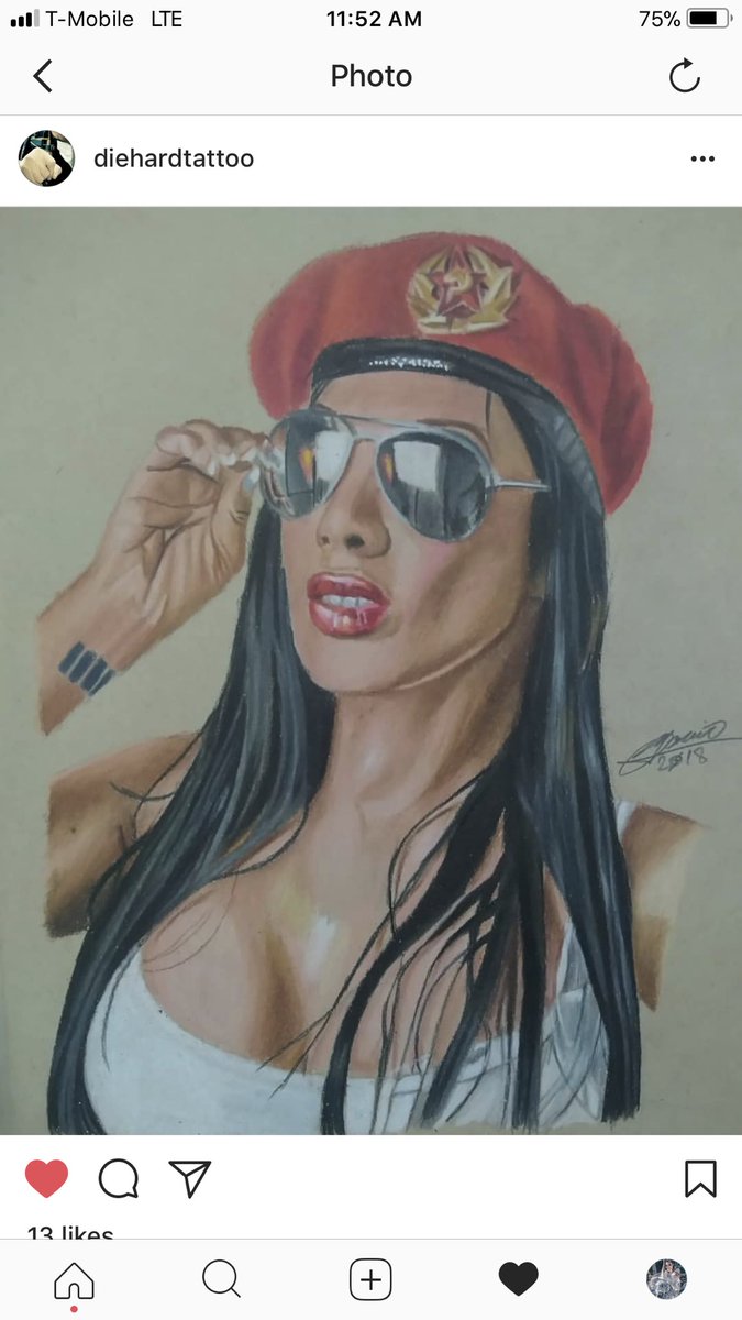 jasminstclaire's tweet photo. Just a quick shoutout to #diehardtattoo for taking the time to draw this of me.. show some love on their Instagram by following: diehardtattoo https://t.co/zPdplMIYeS