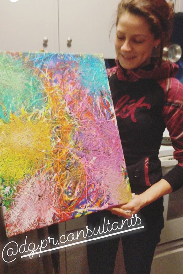 dgPRconsultants's tweet photo. My latest #creation! Thanks to #416artistry for the inspirational #painting #session! 🎨
*
*
*
#art #creative #colours #paint #canvas #artist #creativity #technique #design #texture #mix #style #image #imagery #splatter #blend #fingerpainting #inspire #create #imagine https://t.co/mdi5xwwoSw