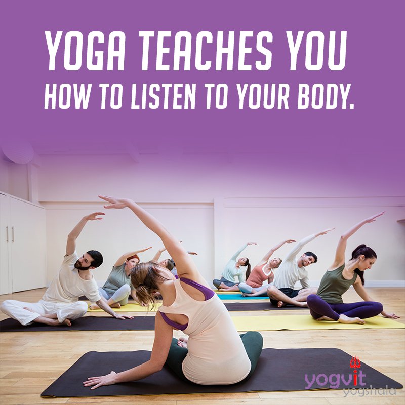 YogavitYoga's tweet photo. Yoga teaches you how to listen to your body.
#Quote #Quoteoftheday #WednesdayWisdom #YogaQuotes #100Hours #YogaAllianceRegisteredMultiStyle #YogaTeacher #YogaTeacherTrainingIndia #YogainArambol #YogainRishikesh #Ganga #Pranayama #YogainGoa #Goa #Arambol #Rishikesh #BeachYoga https://t.co/ZmpUjmdfhA