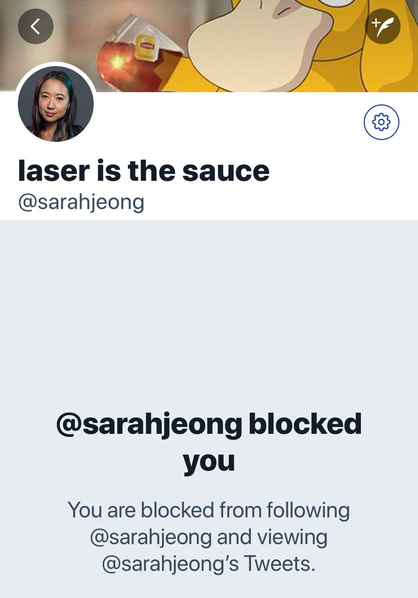 Court officer, please bring this one before the court first thing tomorrow to explain why she’s blocking me. 

Also, what does it mean to block someone on the tweetor?