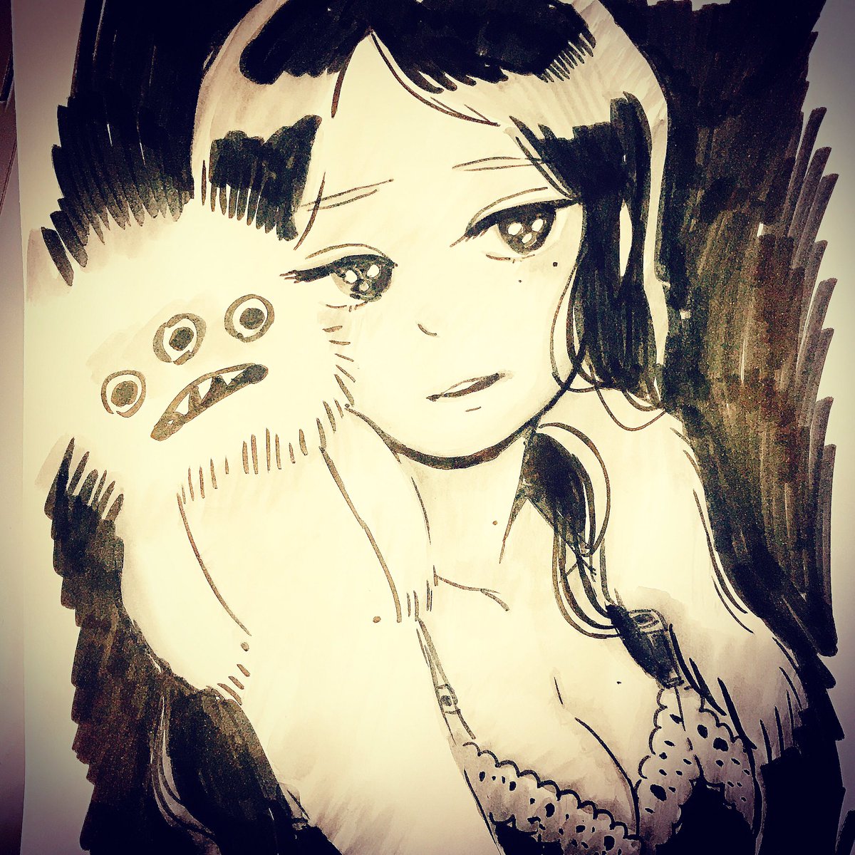 怪獣と女の子 