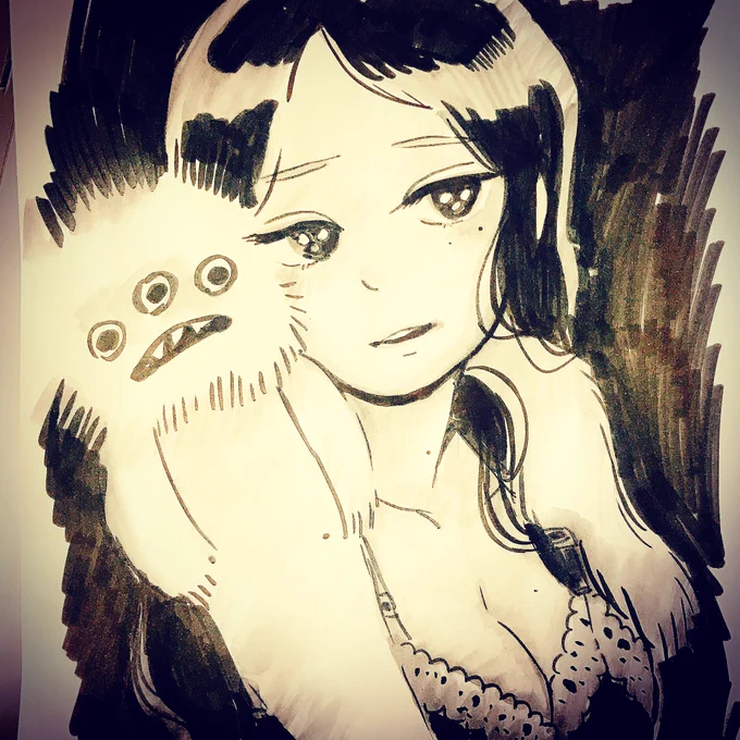 怪獣と女の子 