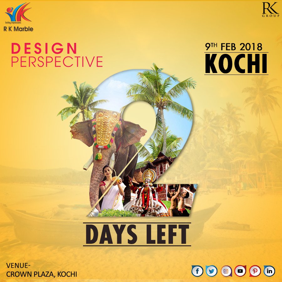 rkmarblegroup's tweet photo. #2dayleft #DesignPerspective2018 #KOCHI
.
.
#RKMarble #kishangarh #rajasthan #architecture #design #architects #project #designers #products #decor #trends #lifestyle #interiors #exteriors #buildingmaterials #construction #builders #naturalstone https://t.co/BNxyMUCx3g