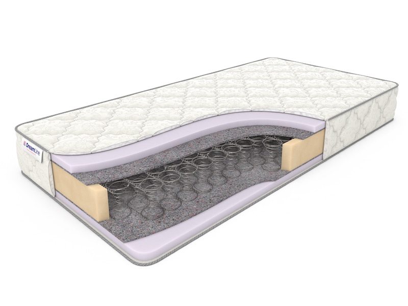 Матрас Eco Foam Bonnel изготовлен на зависимом пружинном блоке Bonnel: dreamline.com.ru/matrasy/eco_fo…