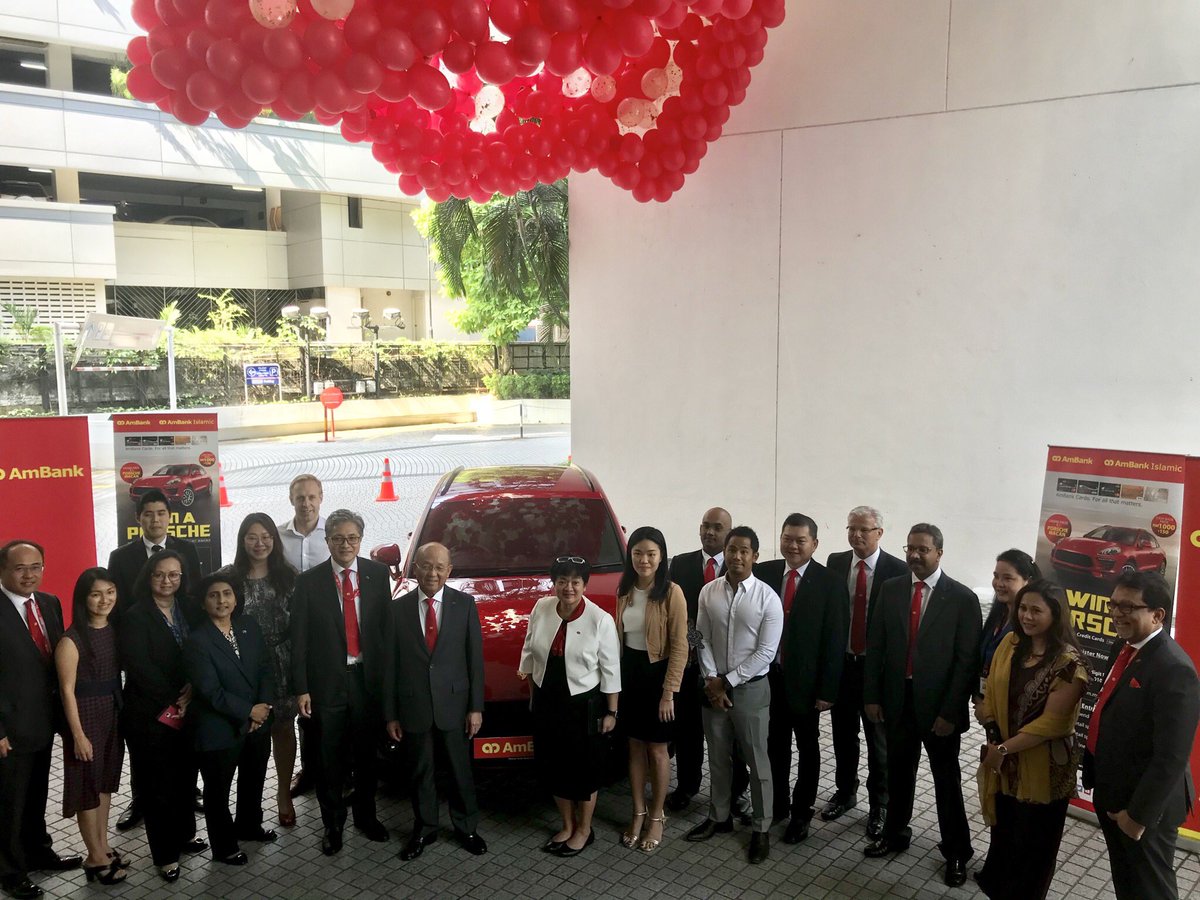 Ambank On Twitter Today Is The Official Launch Of Ambank Cards Win A Porsche Campaign The Porsche Macan Was Unveilled In A Ribbon Cutting Ceremony By Tan Sri Azman Hashim Our Chairman