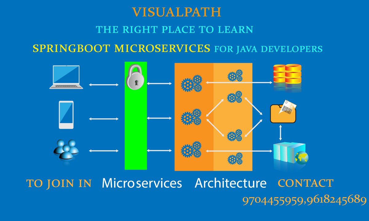 mahesh_chemmala's tweet image. Microservices architecture training #SpringbootMicroservicesonlinetraining #Springboot Microservices training learn at visualpath training center #ameerpet
Hyderabad
visualpath.in/microservices-…