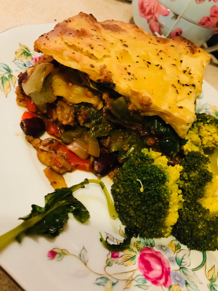 Vegan lasagna 🌶🍆🥕🥦#Vegan #veganfood #veganfoodshare