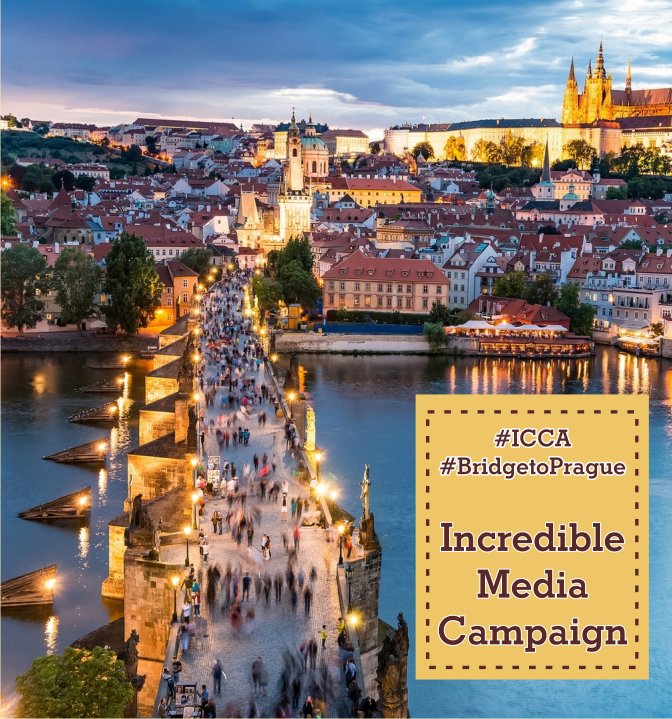 miceindiaa's tweet photo. A strategic 365-day #ICCA @PragueConBureau #BridgetoPrague Media Campaign delivers astonishing results #PragueInSpires #AskPragueCVB #miceindia #iccaworld #charlesbridge https://t.co/s4ZMPkrmD2 https://t.co/2gAO3whrxm