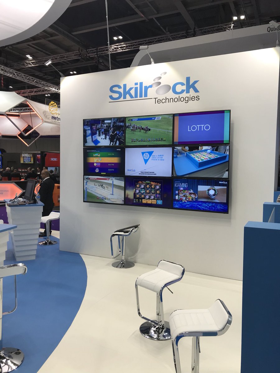 rolandlanders's tweet photo. the well appointed #skillrock stall #ICETotallyGaming #ice2018 #MakeInIndia @ndamani @aigfmumbai https://t.co/8Pz78pMcpG