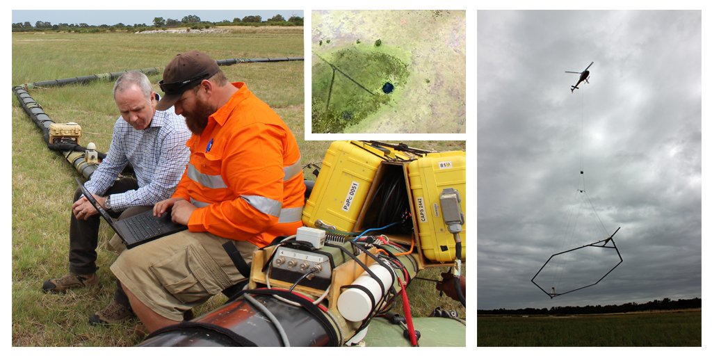 DWER_WA's tweet photo. #Fromthefield An airborne electromagnetic survey has helped @DWER_WA gain a better understanding of groundwater systems to support the Peel Food Zone #transformpeel https://t.co/65XAoXFmoA https://t.co/zuc8P7POMC