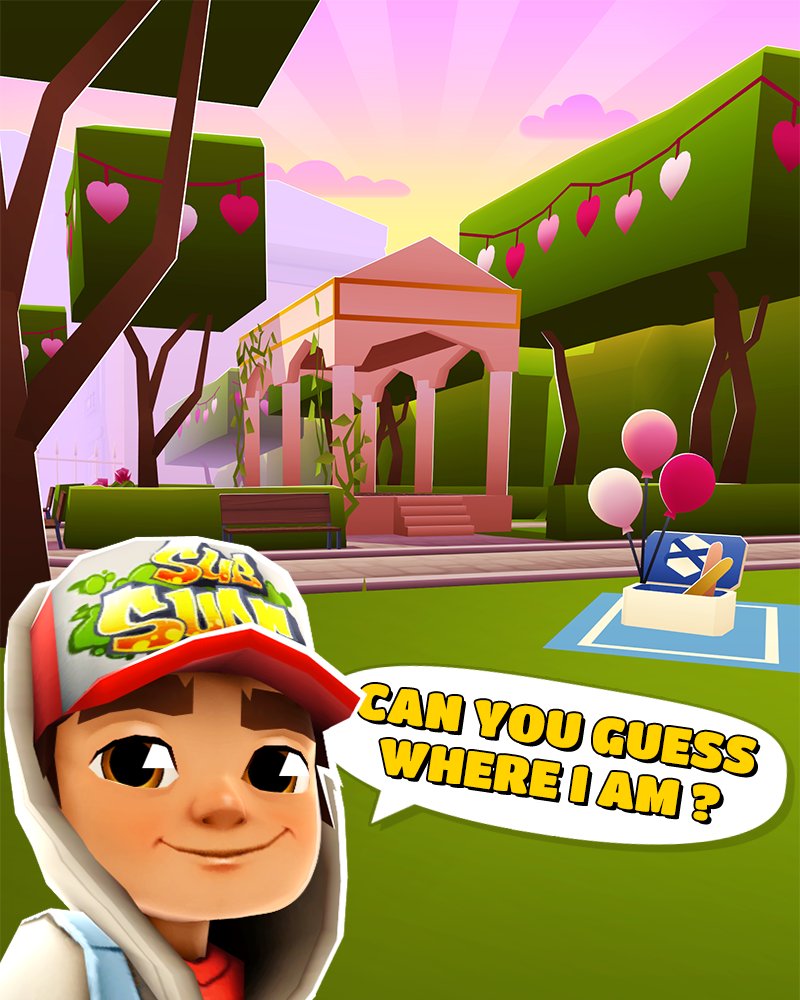 Kiloo Games - Have you guys figured out where the Subway Surfers will  celebrate their 5th Birthday next week? 🎂🎉 Vote below and leave a comment  if you think you know! 🗨️😍