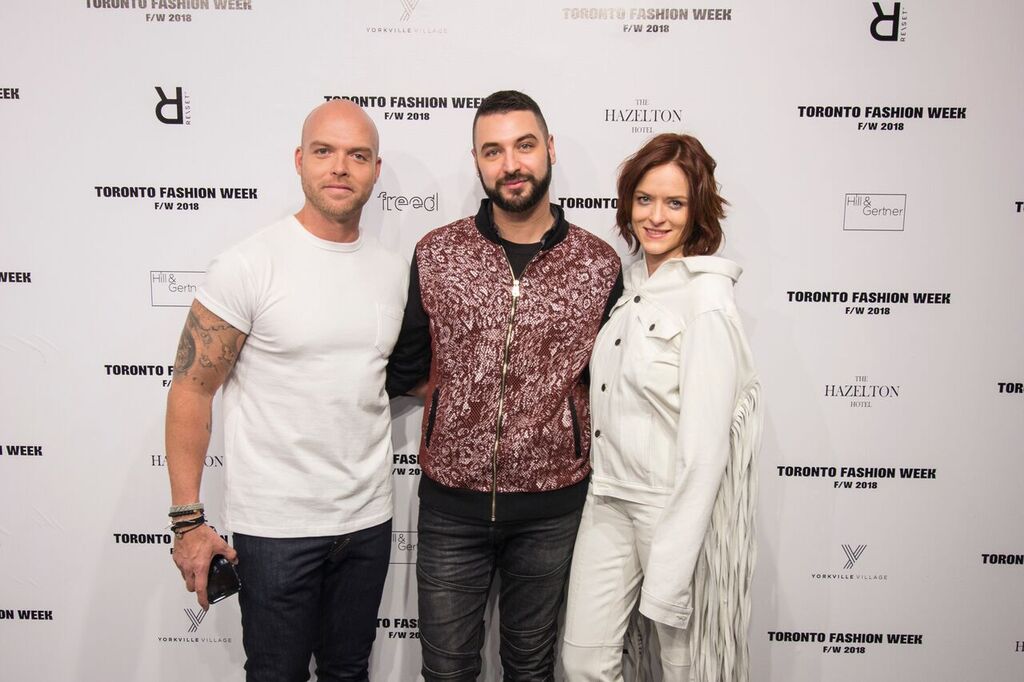 joeypurple's tweet image. #TOFW opening day 

With designers Adam &amp;amp; Ania of #Triarchy Q&amp;amp;A after the runway

#TorontoFashionWeek #TFW