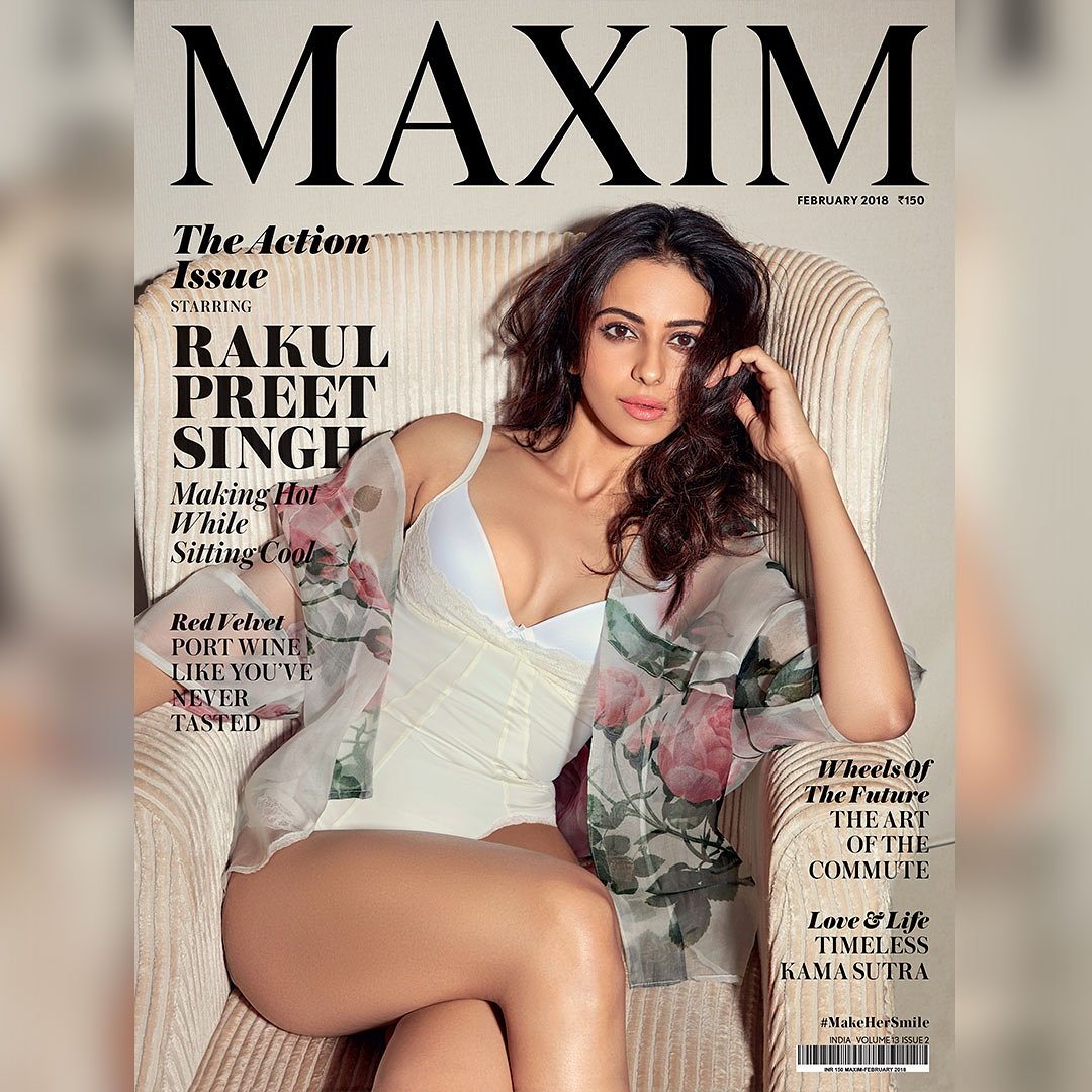 1080px x 1080px - Rakul s Skin Show on MAXIM cover shocks her fans