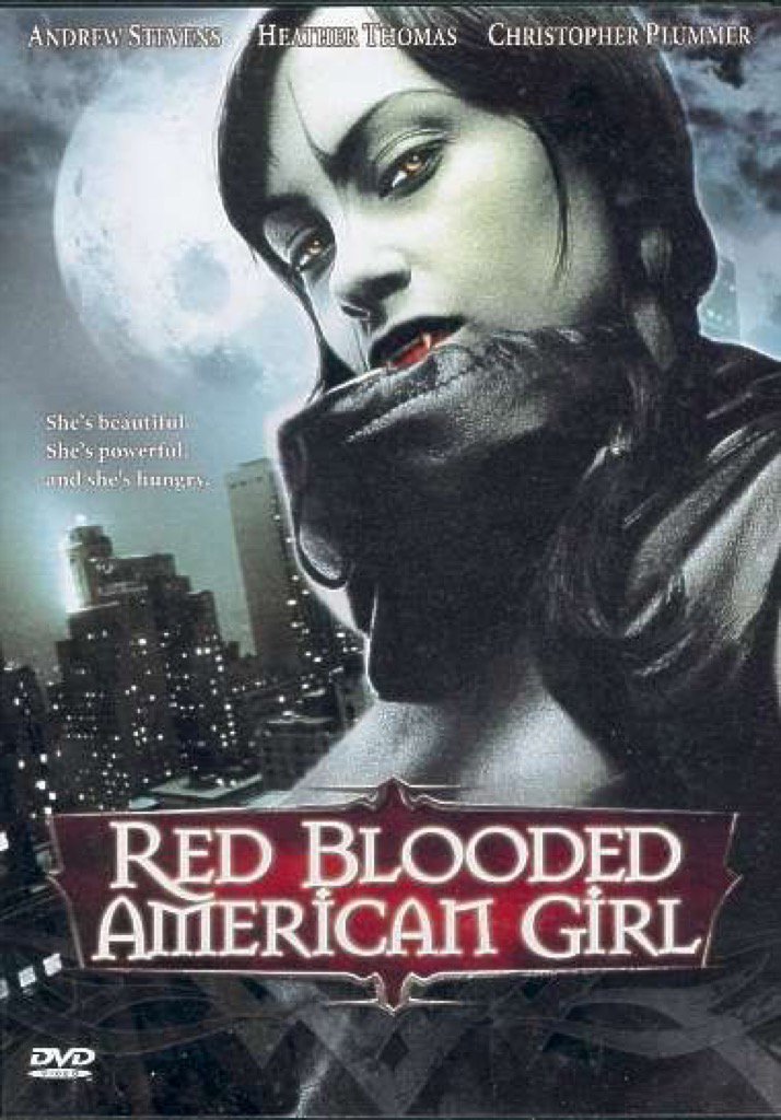 AngusKohm's tweet photo. #NowWatching Red Blooded American Girl (1990) by #DavidBlyth &amp; #AllanMoyle w/ #AndrewStevens #HeatherThomas #ChristopherPlummer #KimCoates #LydieDenier "An Exotic Thriller" #Vampire #Horror #Canada https://t.co/ZEewRRnTqV