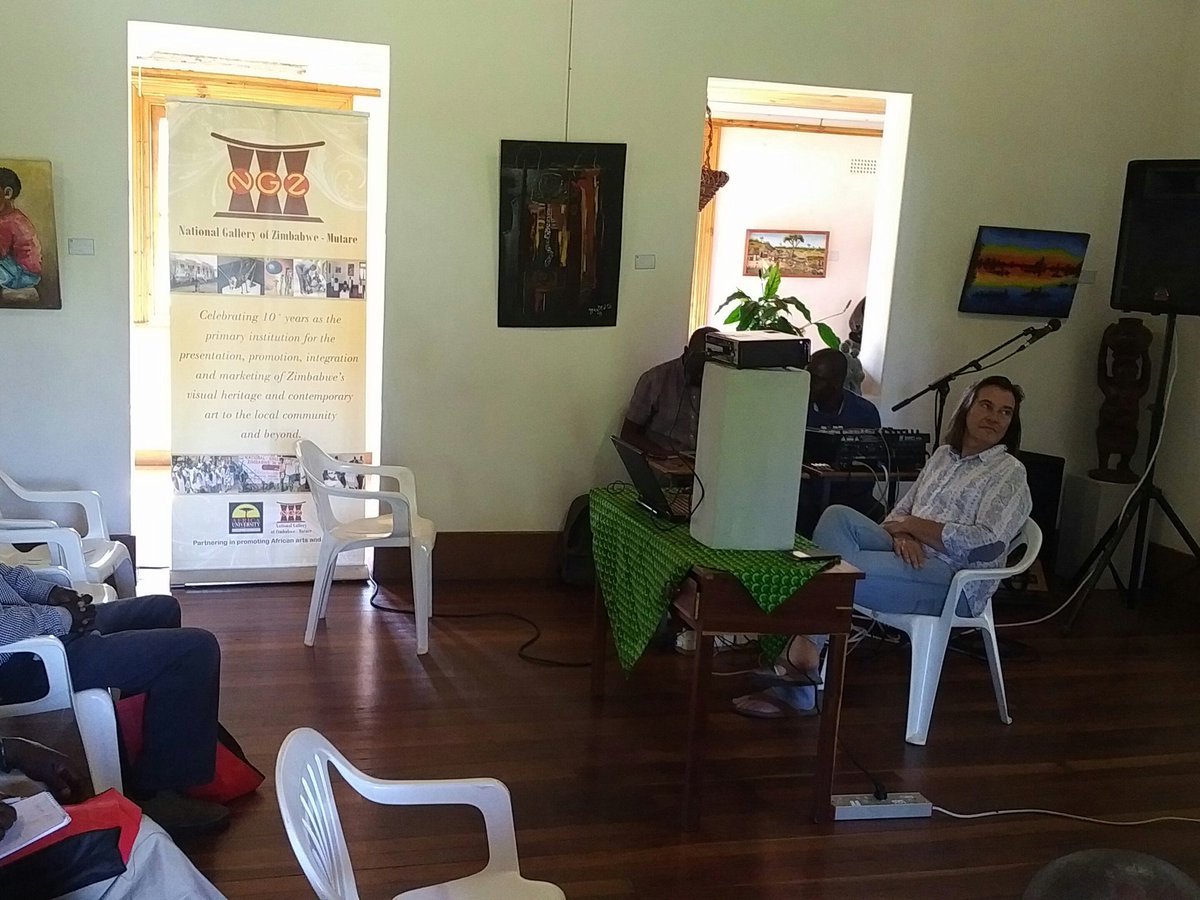 ppczimbabwe's tweet photo. We are underway in Mutare at the @NatGalleryZimb for the PPC Imaginarium. In audience we have sculptors, fashion designers and visual artists.
@PPCImaginarium @PPC_Africa https://t.co/eAZAcTrRuw