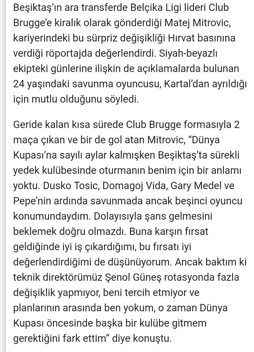 #Besiktas bu futbolcuyu gonderdigine çok pişman olacak gözüküyor
