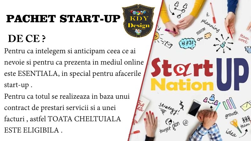 kdy_design's tweet photo. Pachet #StartUP https://t.co/JPverR54GK