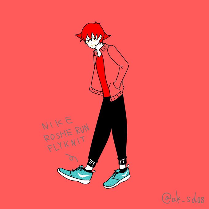 普段履いているスニーカーを推しに履かせてみたのtwitterイラスト検索結果