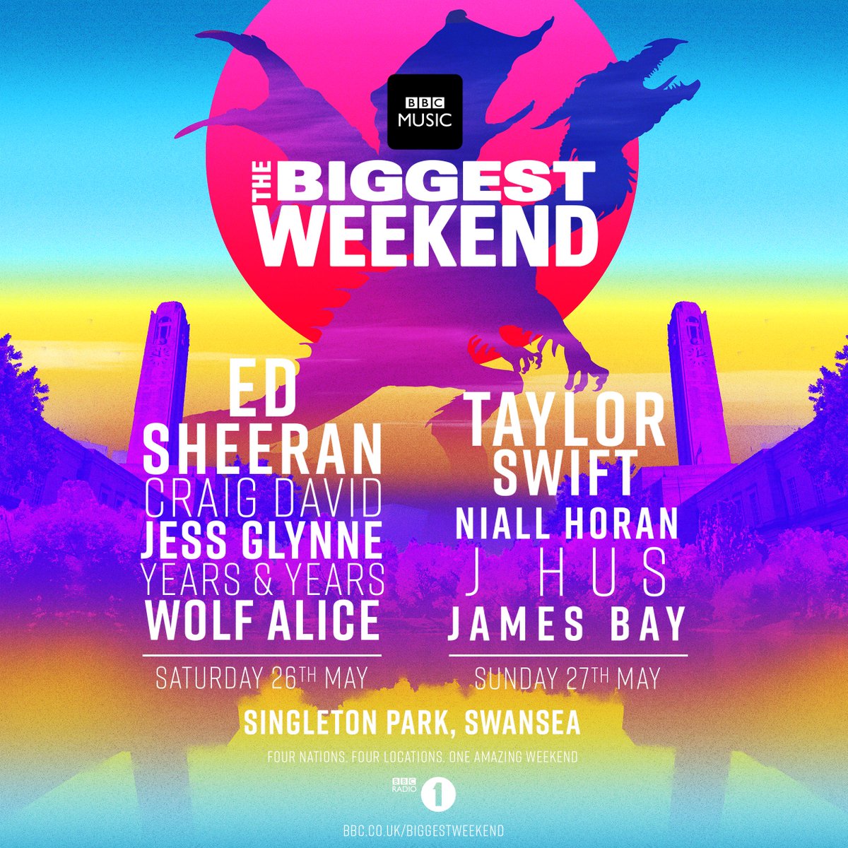 BBCSounds's tweet photo. We've added 27 new artists across our 4 #BiggestWeekend locations this morning 🙌🏻

Who are you happy to see added? 

Stay tuned over the coming weeks - there are so many more to come 😎 https://t.co/q5gKyQs0r1