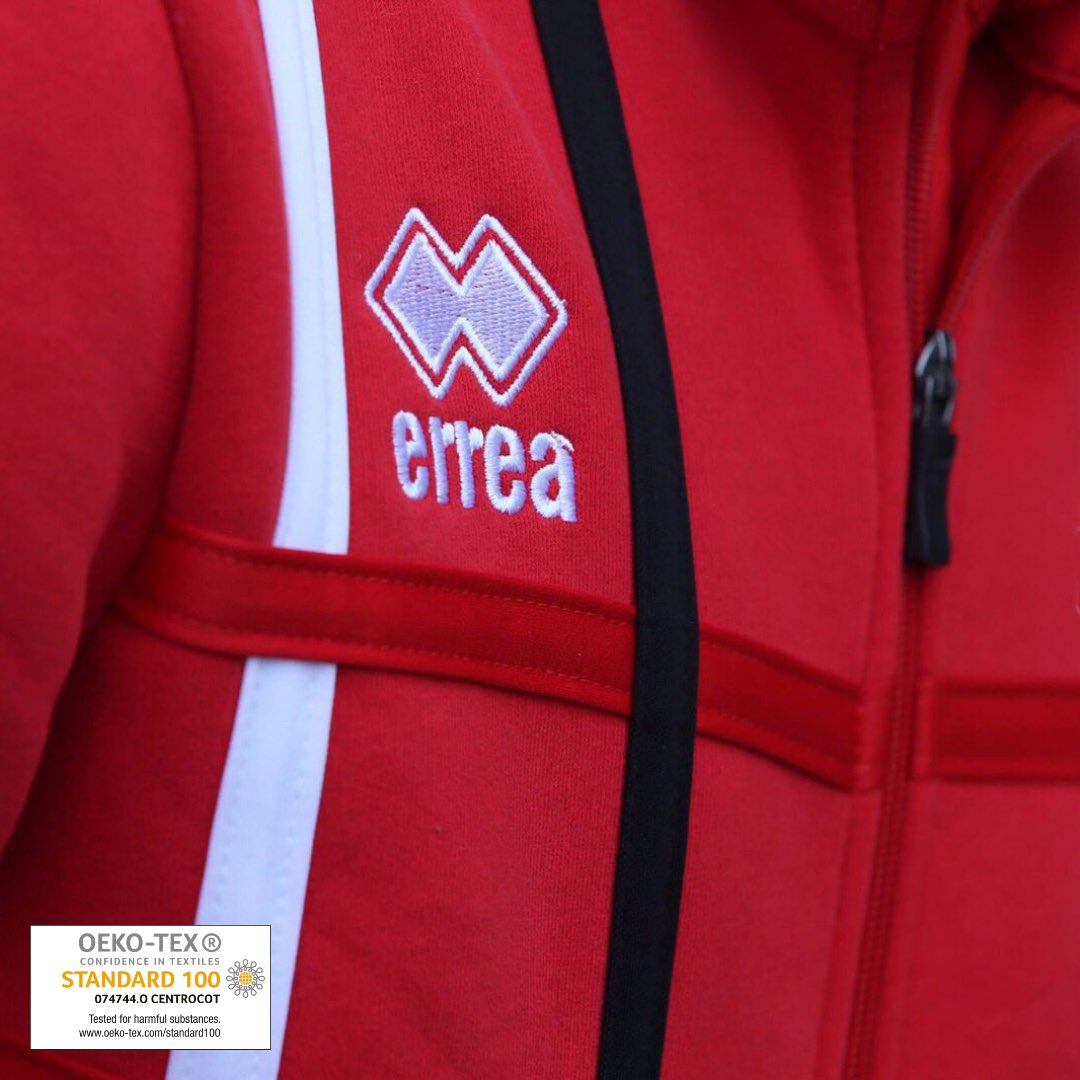 Erreà is the first and only company in Europe with an Oeko-Tex® certification.

That is, our products don't release harmful or cancer-causing substances, which are often used to lower the production cost.

A clear choice made to preserve your health and your safety! #ErreàSport