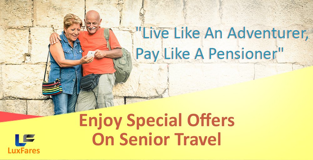 LuxFares's tweet photo. Avail Special Offers On #SeniorTravel @LuxFares #CheapSeniorTravel #BookCheapFlights #SeniorTravelDeals https://t.co/ImVYW7NnmC